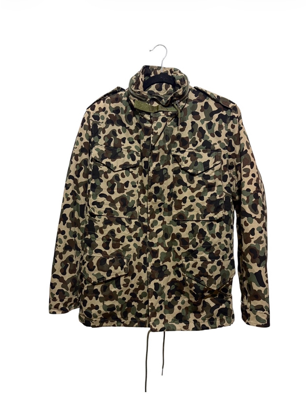 Sandro Men's Camouflage Field Jacket